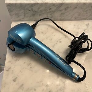 Blue Nano Titanium Automatic Hair Curler